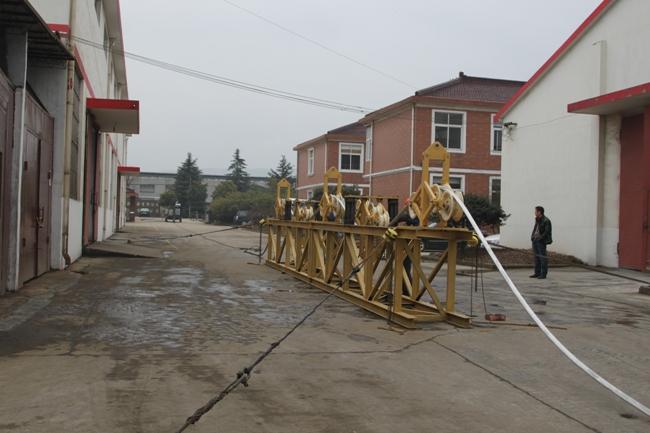 20kn - 30kN Cradle Reel Elevators Welded Steel For Tension Stringing 2