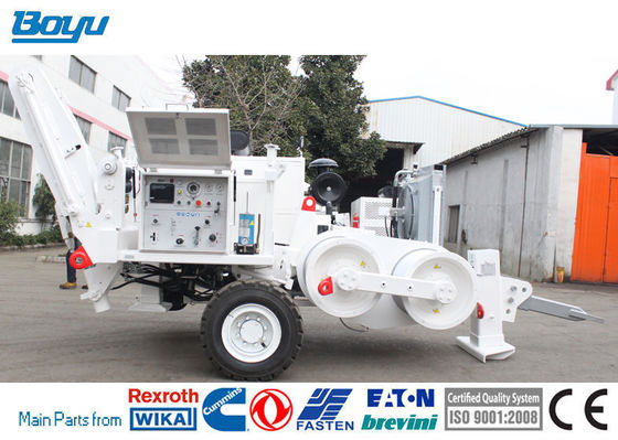 Max Pull 150kn Power Line Stringing Equipment Puller Machine For Overhead Line