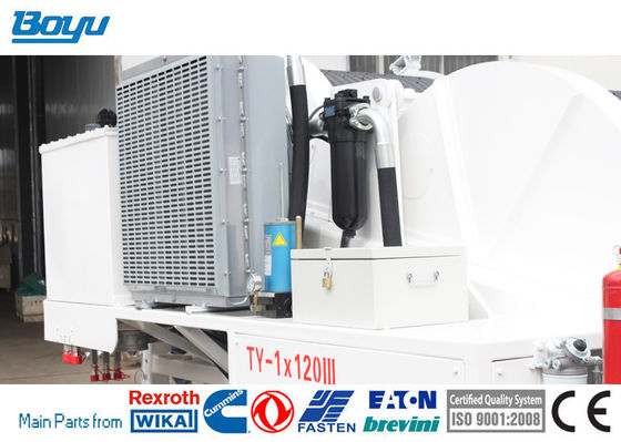Single Axle 130KN Tension Stringing Equipment Hydraulic Tensioner